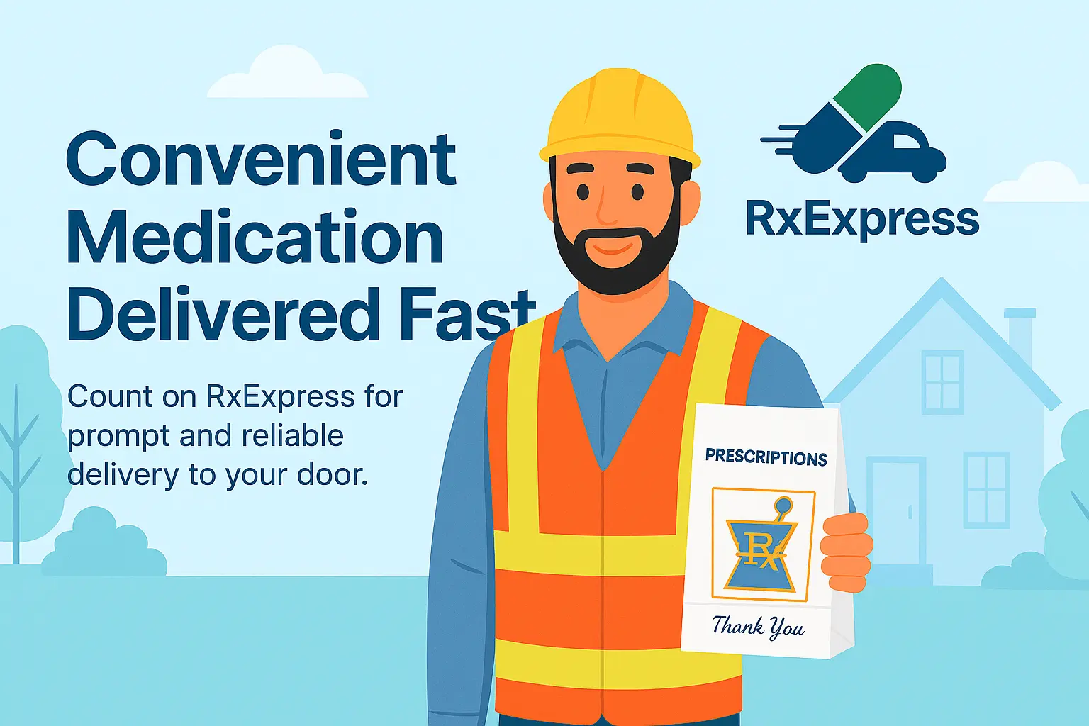 Convenient medication delivery by RxExpress